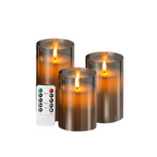 Moderne kaarsenset - LED kaars met afstandsbediening