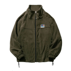 Heren Outdoor Jas – Zip Down Mock Neck en Warme Stijl