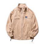 Heren Outdoor Jas – Zip Down Mock Neck en Warme Stijl