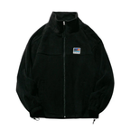 Heren Outdoor Jas – Zip Down Mock Neck en Warme Stijl