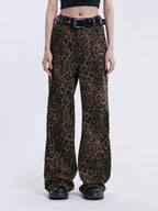 Vintage Century Luipaardprint Jeans