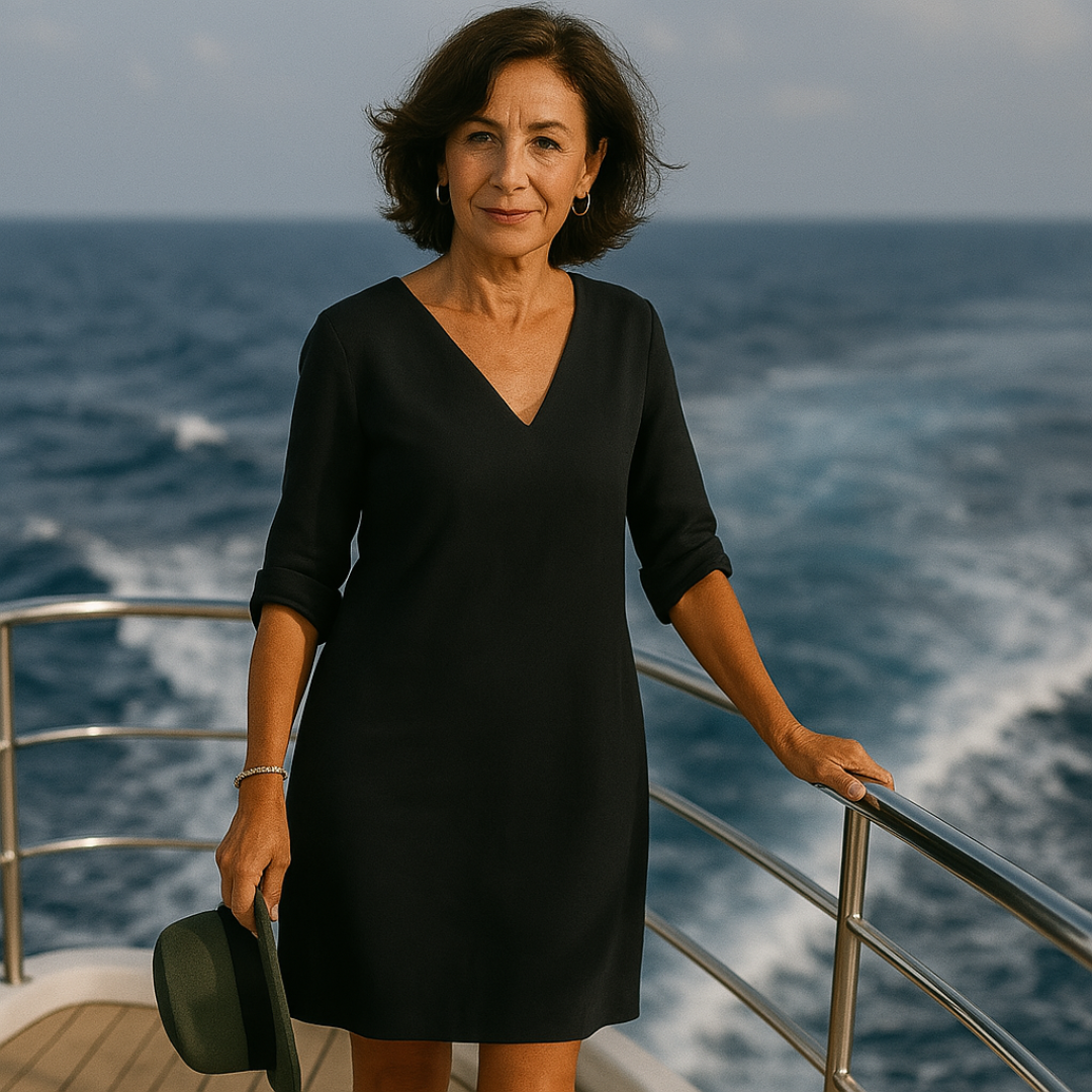 Jurk Zomer Comfortabel Elegant Ontwerp Lichte Stof Pasvorm