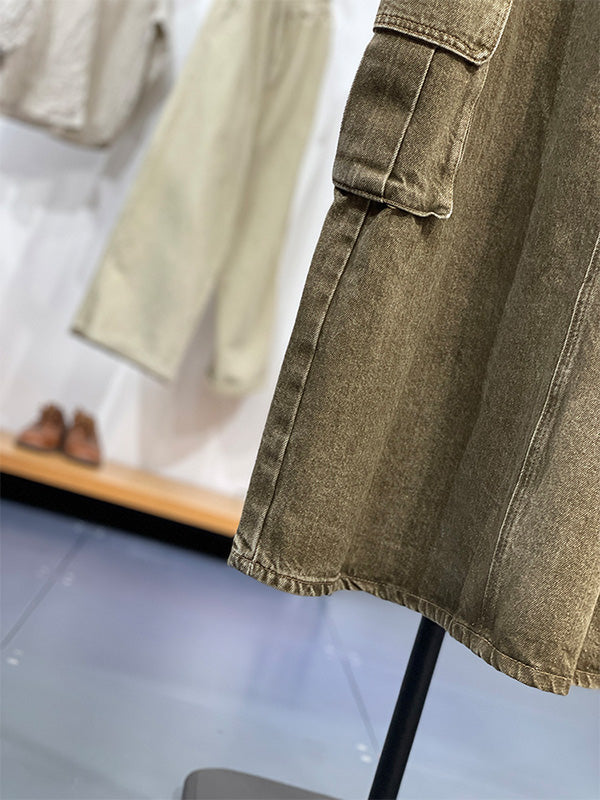 Vintage-geïnspireerde Cargo Overall Jurk