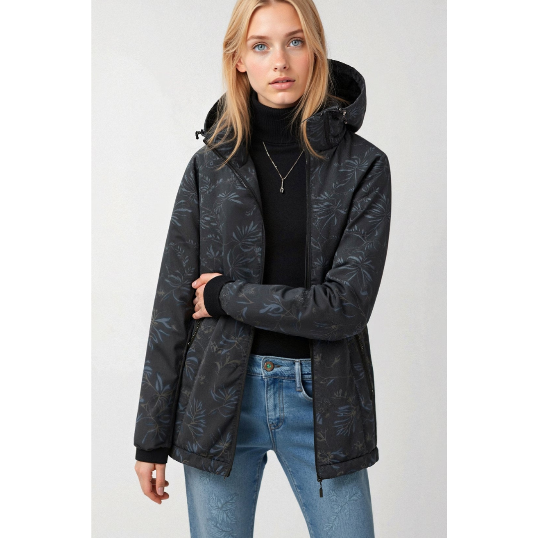 Dames Windbreaker – Lichtgewicht Jas met Capuchon en Doorlopende Rits