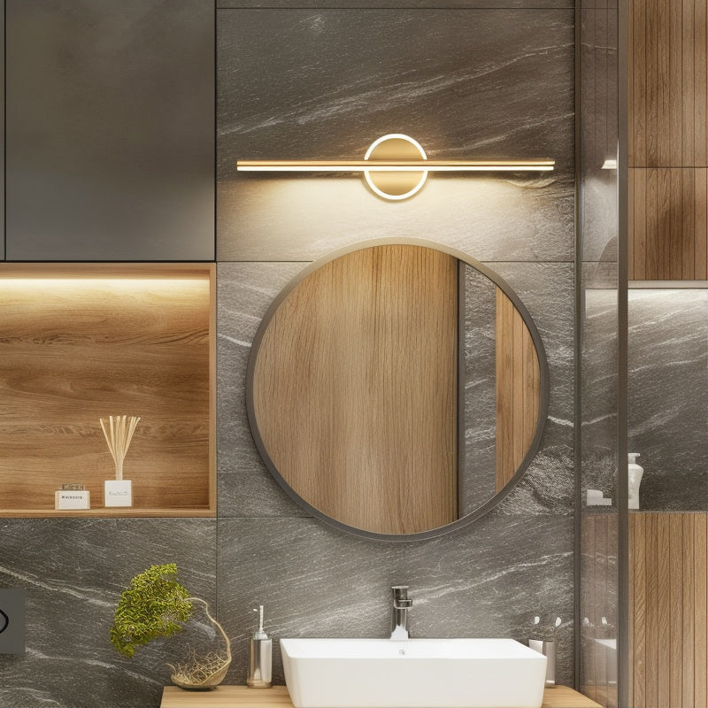 GleamNova - Stijlvolle LED Wandlamp in Zwart/Goud