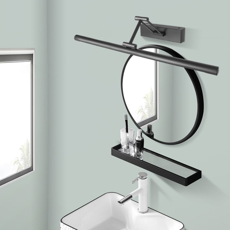 Edge Minimalistische LED Wandlamp Zwart/Wit Badkamer Binnen Metaal-4
