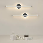 GleamNova - Stijlvolle LED Wandlamp in Zwart/Goud