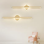 GleamNova - Stijlvolle LED Wandlamp in Zwart/Goud