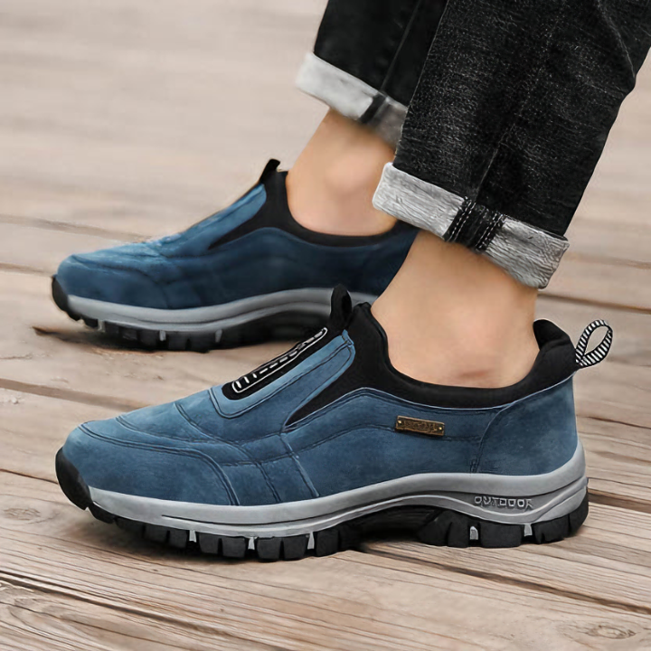 Suède Wandelschoenen met Ergonomische Inlegzolen voor Voetcomfort en Ondersteuning