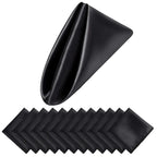 12 STKS Kerstbruiloft Satijnen Servetten Zachte Tafeldecoratie, 30x30cm