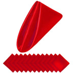 12 STKS Kerstbruiloft Satijnen Servetten Zachte Tafeldecoratie, 30x30cm