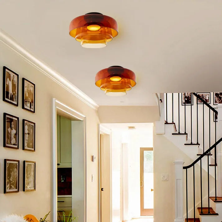 GlassLuxe – Middeleeuwse plafondlamp