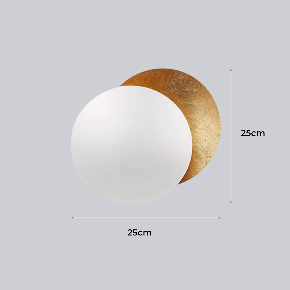Creativiteit Rotatable Ronde Maan Wandlamp voor Slaapkamer en Woonkamer