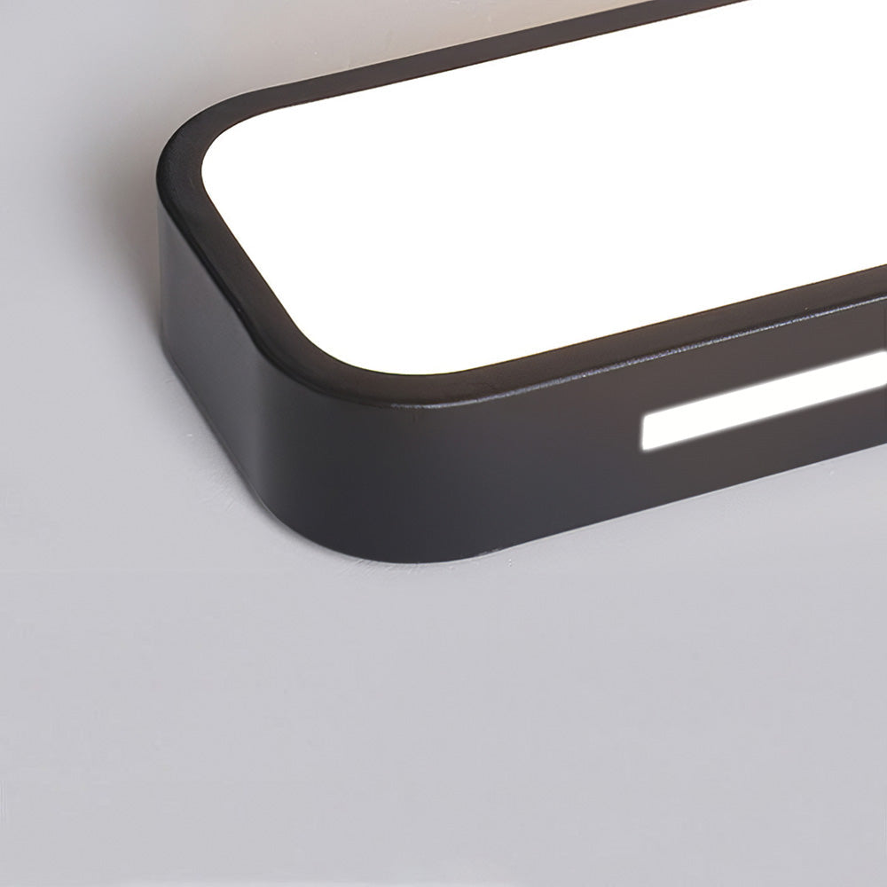 Moderne Nordic Minimalistische Lange LED Dimbare Plafondverlichting voor Woonkamer en Eetkamer