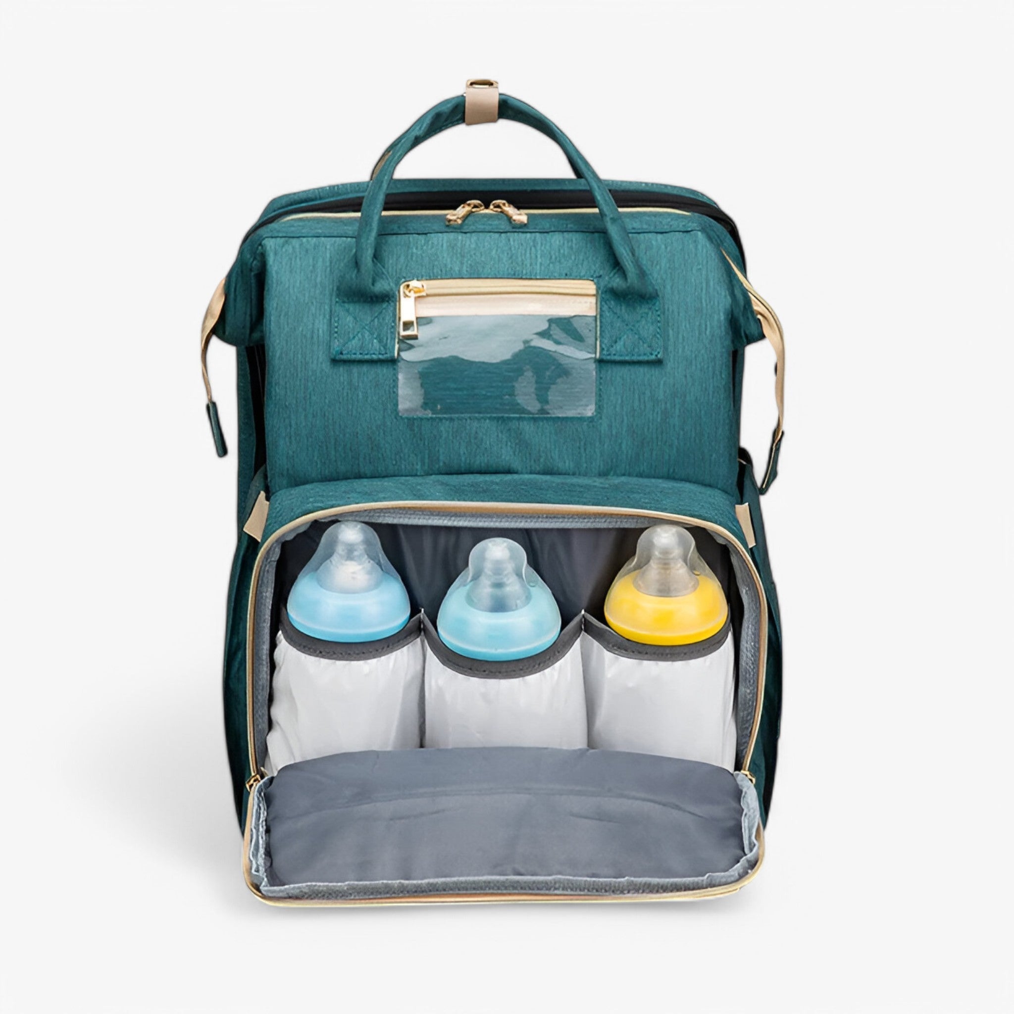 Luiertas 2in1 Met Uitschuifbaar Babybedje Voor Reizen