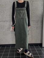 Vintage-geïnspireerde Cargo Overall Jurk