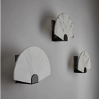 Marble Flame Wandlamp – Elegant Licht met Scandinavische Uitstraling