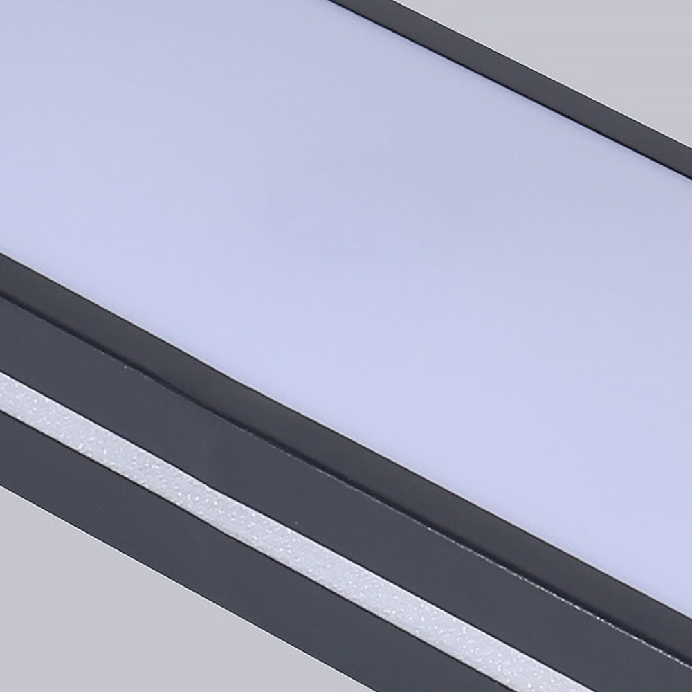 Moderne Nordic Minimalistische Lange LED Dimbare Plafondverlichting voor Woonkamer en Eetkamer
