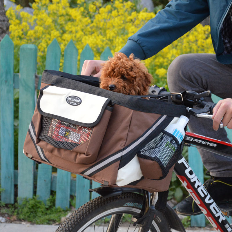 RideEase Verwijderbare Huisdier Fietsendrager & Mand