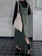 Vintage-geïnspireerde Cargo Overall Jurk