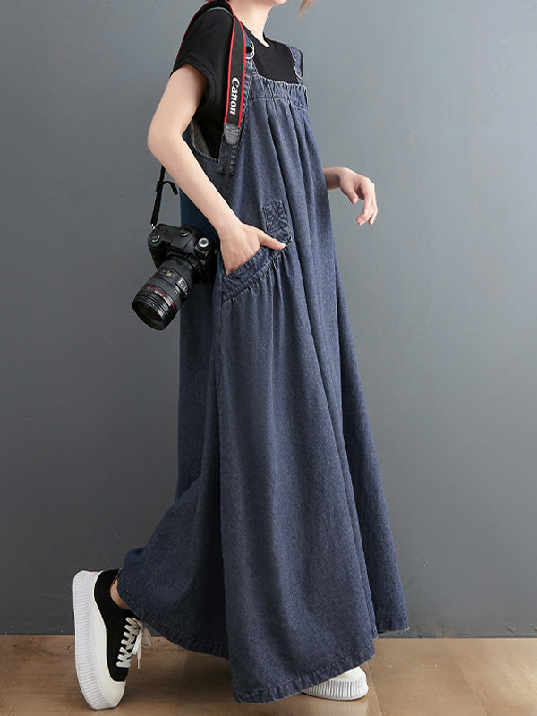 Losse Denim Draagjurk