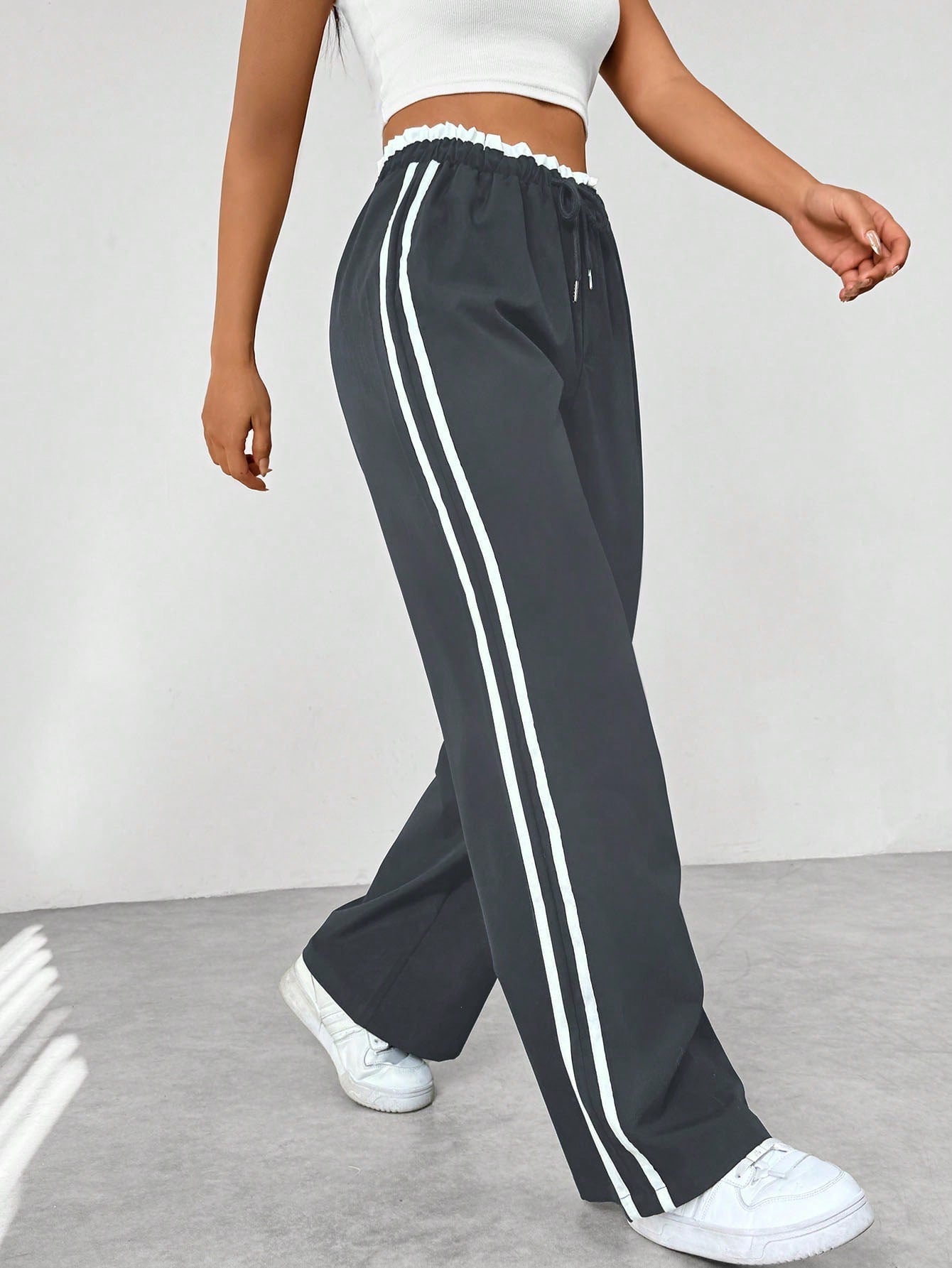 Chāme - Sportieve wide-leg broek