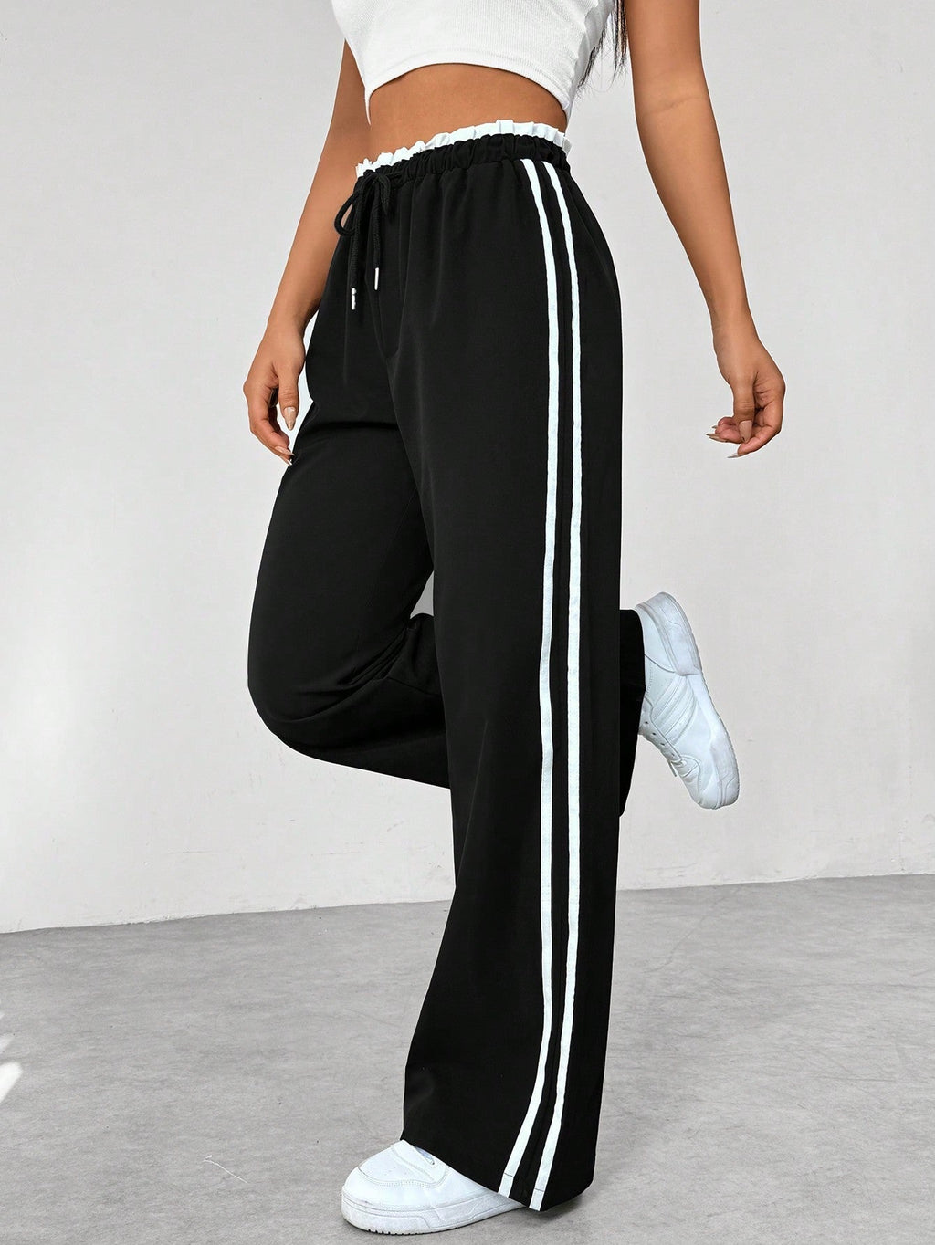 Chāme - Sportieve wide-leg broek