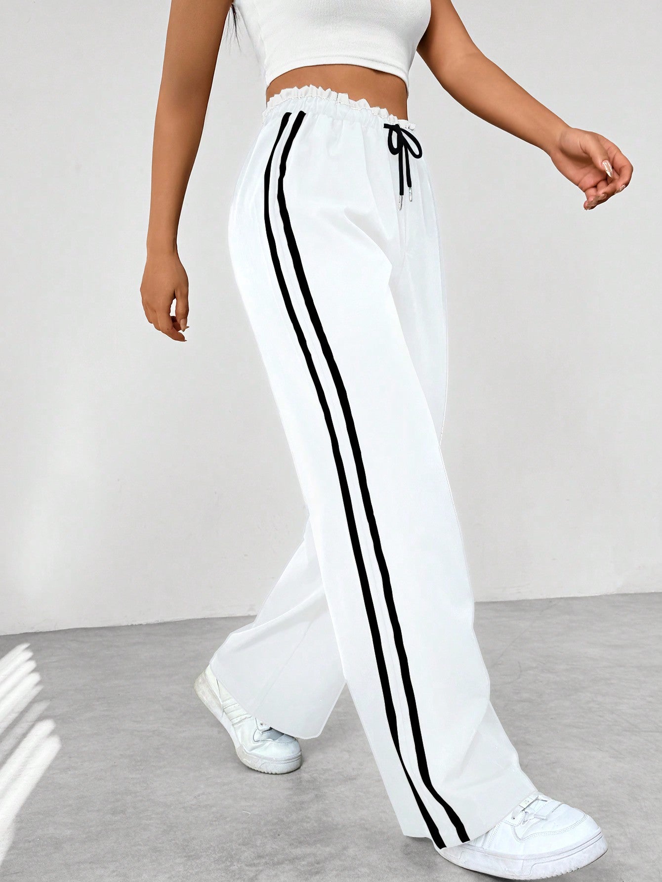 Chāme - Sportieve wide-leg broek