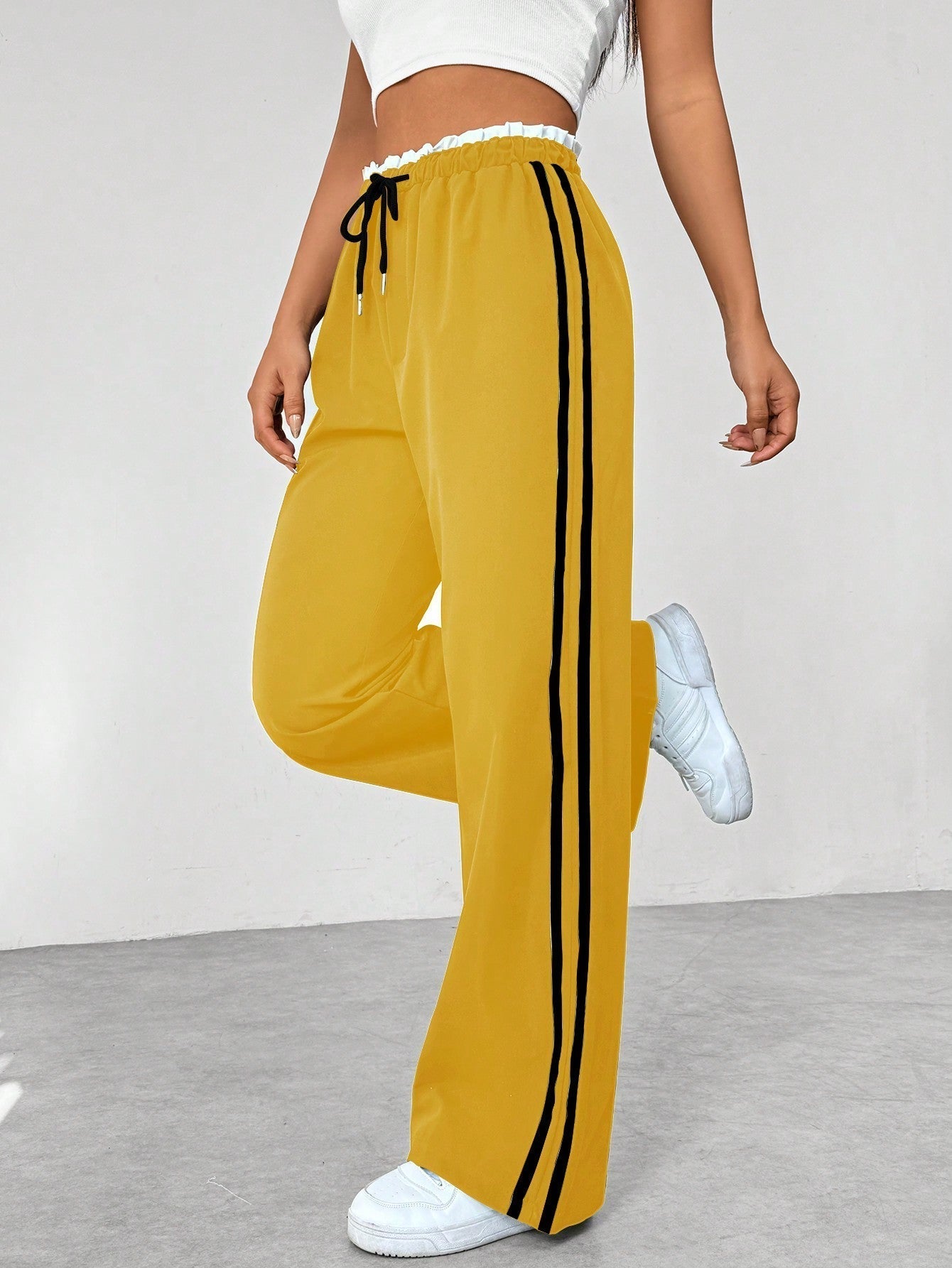 Chāme - Sportieve wide-leg broek