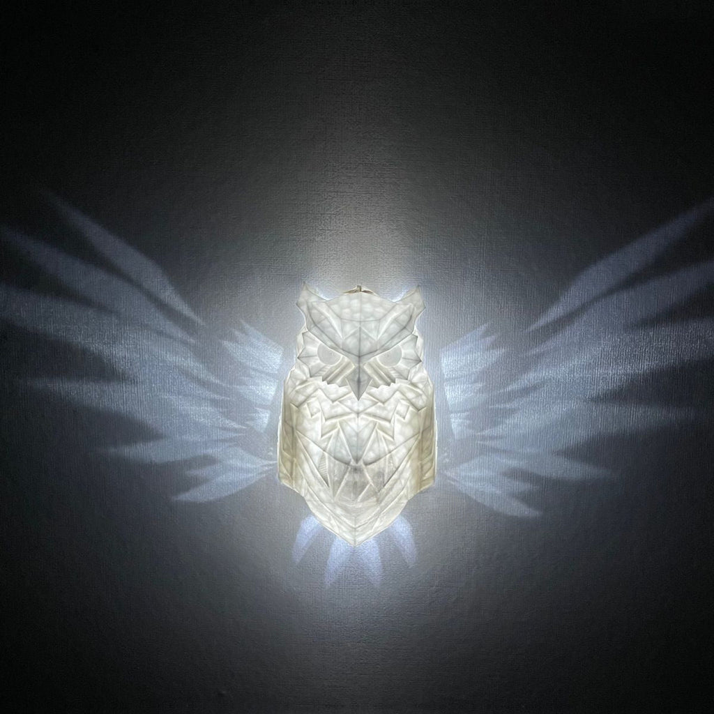 TwilightOwl - LED Wanddecoratie in Uilvorm voor Sfeerverlichting