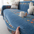 Bohemian Geometrische Chenille Sofa Bescherming