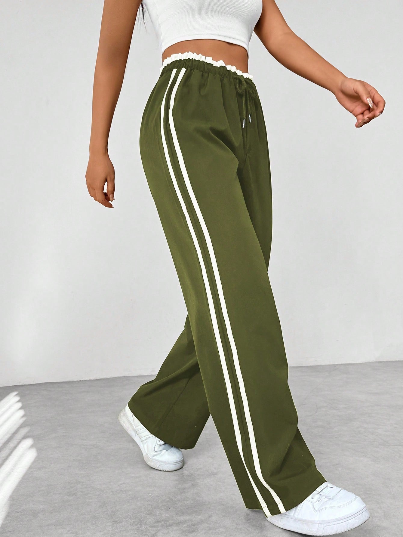 Chāme - Sportieve wide-leg broek