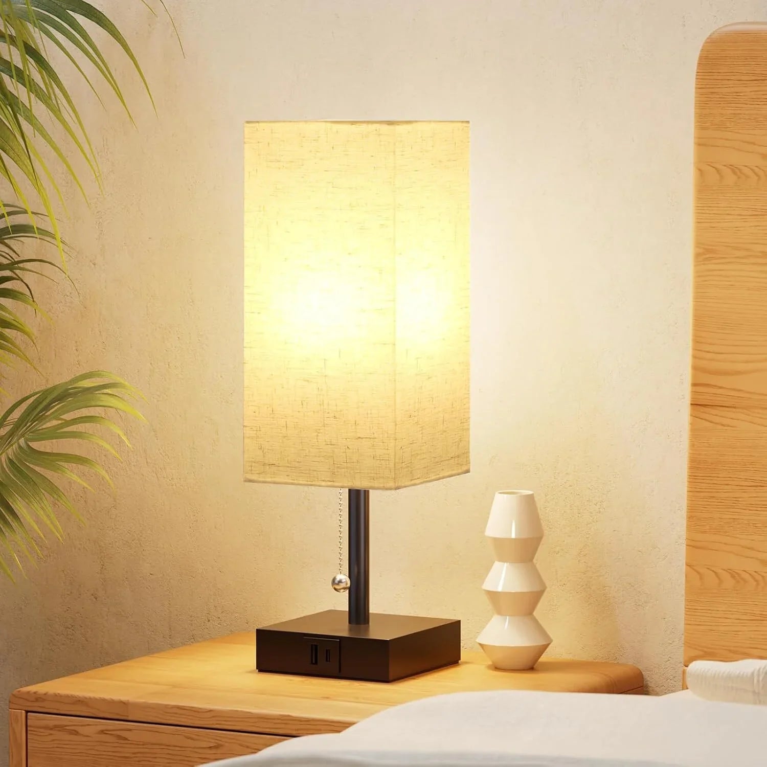 FlexiLamp - Dimbare Tafellamp met 3 Kleurtemperaturen en USB Oplaadpoorten
