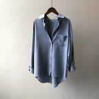Elegante Monaco Blouse Shirt van Zacht Zijde voor Dames