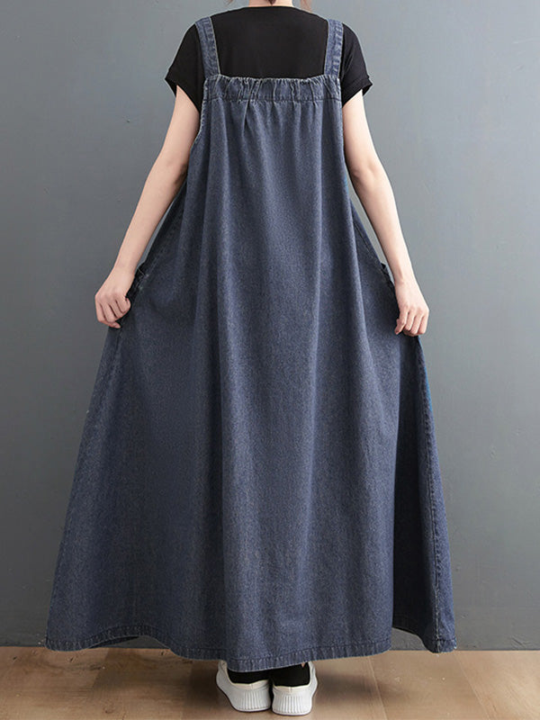 Losse Denim Draagjurk