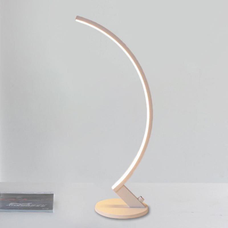 Verano I Boogmetaal Tafellamp – Verstelbare Zwarte Design Lamp voor Woonkamer
