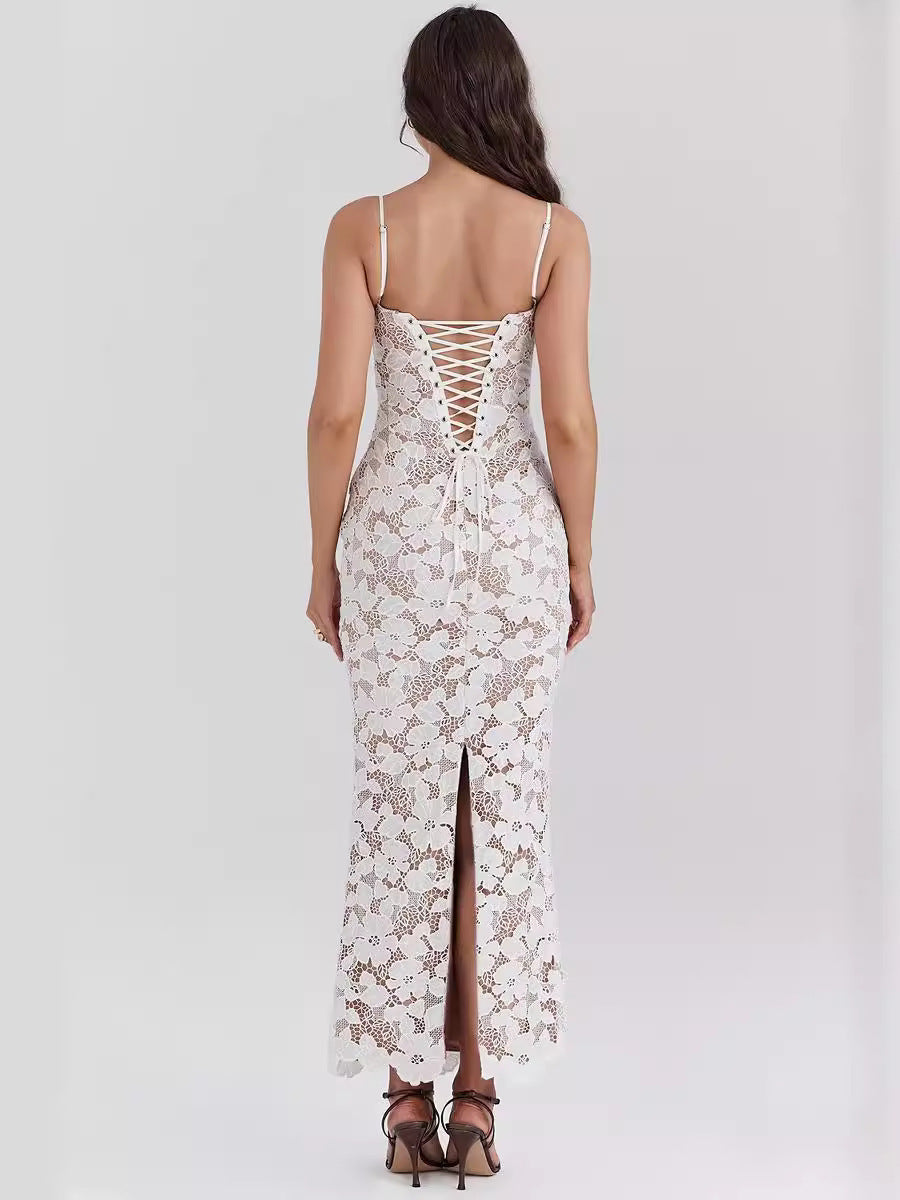Ralyna™ - Maxi-jurk met parelbloesem