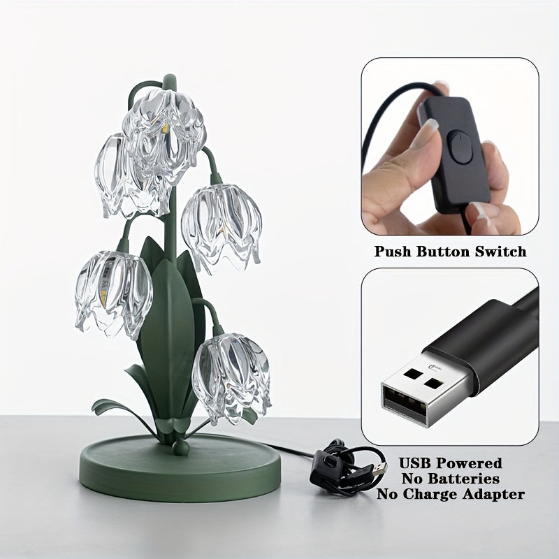 BloomLight - Art Deco LED Tafellamp
