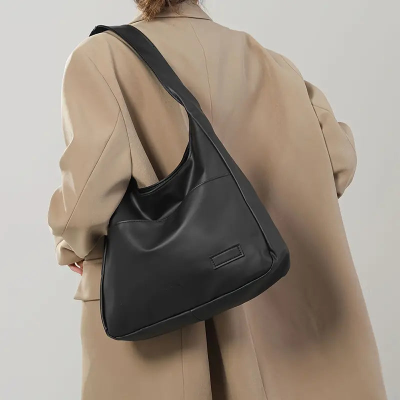 Maya Vegan leren hobo tas