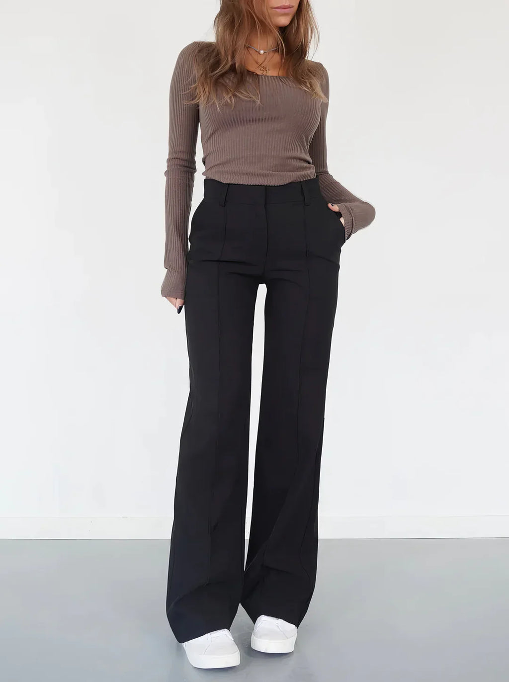 Yva - Wide Flared Broek