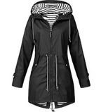 Waterdichte Jas Met Capuchon Lichtgewicht Pasvorm Comfort - Winterjas Dames