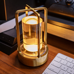 Kristallen Lantaarn Oplaadbare Dimbare LED Tafellamp Waterdichte Sfeerverlichting Met USB Aansluiting Voor Binnen En Buitengebruik