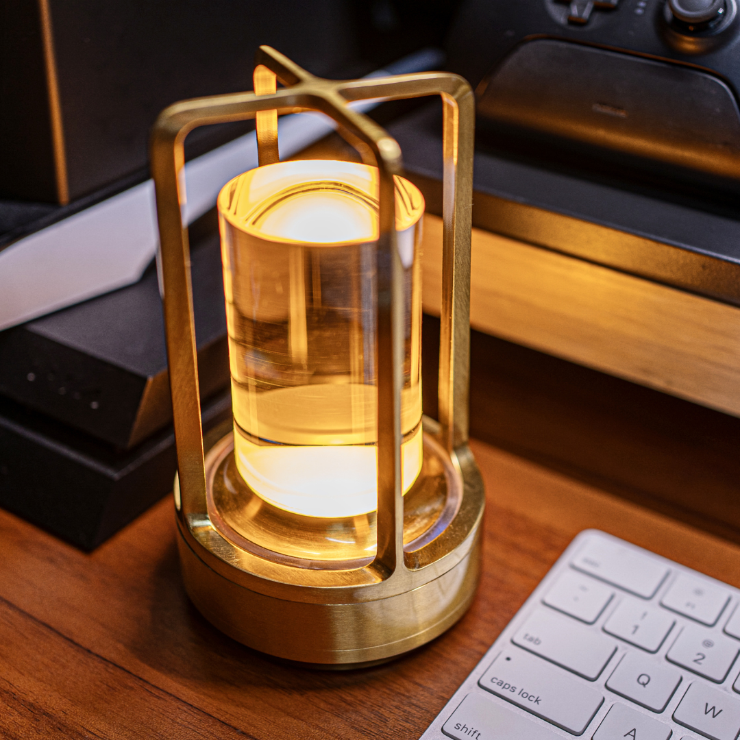 Kristallen Lantaarn Oplaadbare Dimbare LED Tafellamp Waterdichte Sfeerverlichting Met USB Aansluiting Voor Binnen En Buitengebruik