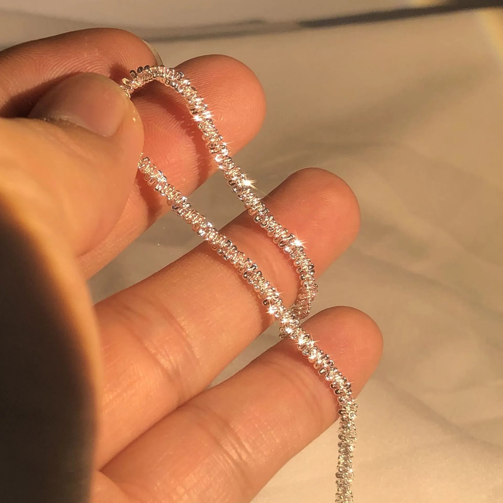 Glanzend Armband van 925 Sterling Zilver met Waterinspiratie Elegante Damesarmband voor Dagelijks Gebruik en Speciale Gelegenheden
