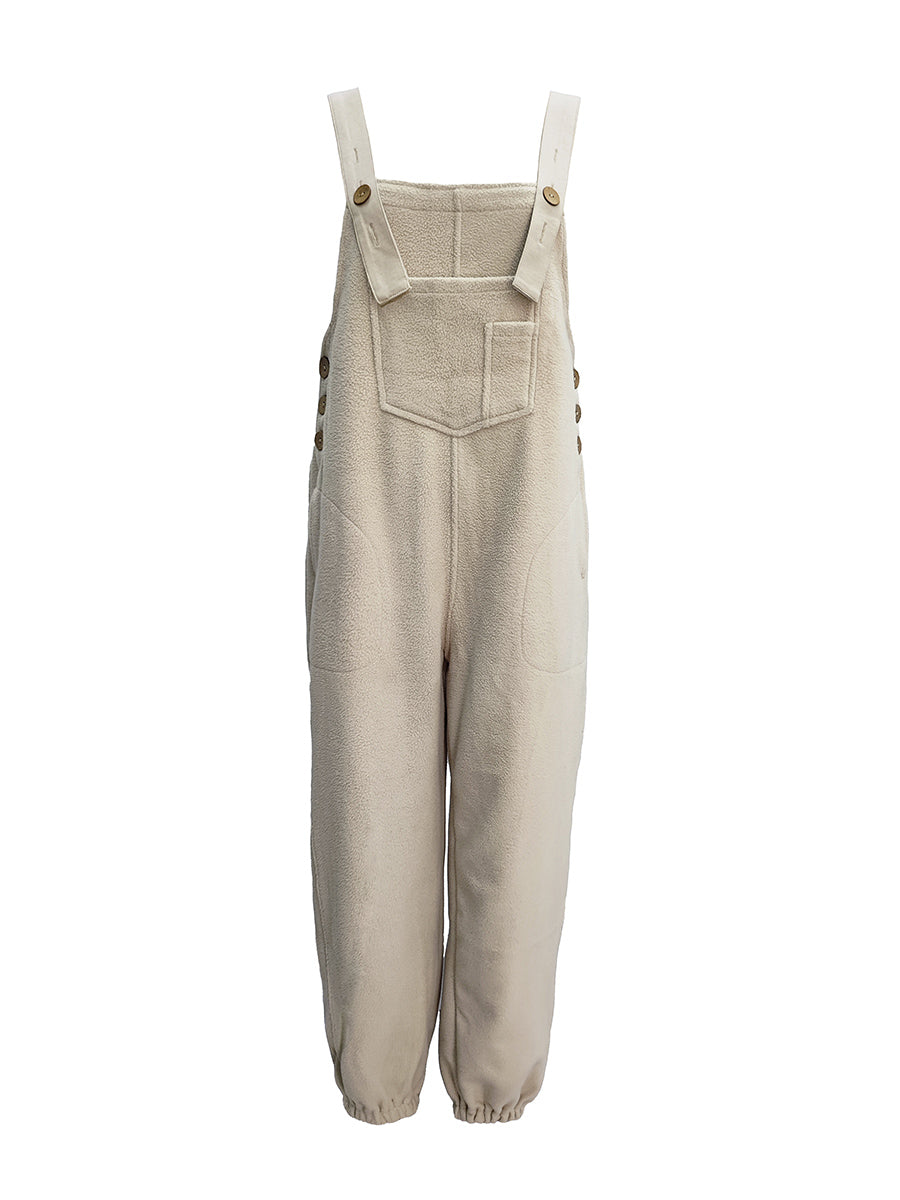 Losse Pas Versleten Denim Overalls