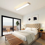 Moderne Nordic Minimalistische Lange LED Dimbare Plafondverlichting voor Woonkamer en Eetkamer