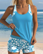 Badpak Setje Luchtige Tanktop en Short Comfort Stijlvol