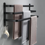 Badkamer Opbergplank Wandgemonteerd Handdoekhouder Slim