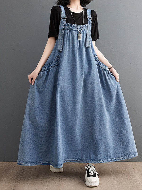 Losse Denim Draagjurk