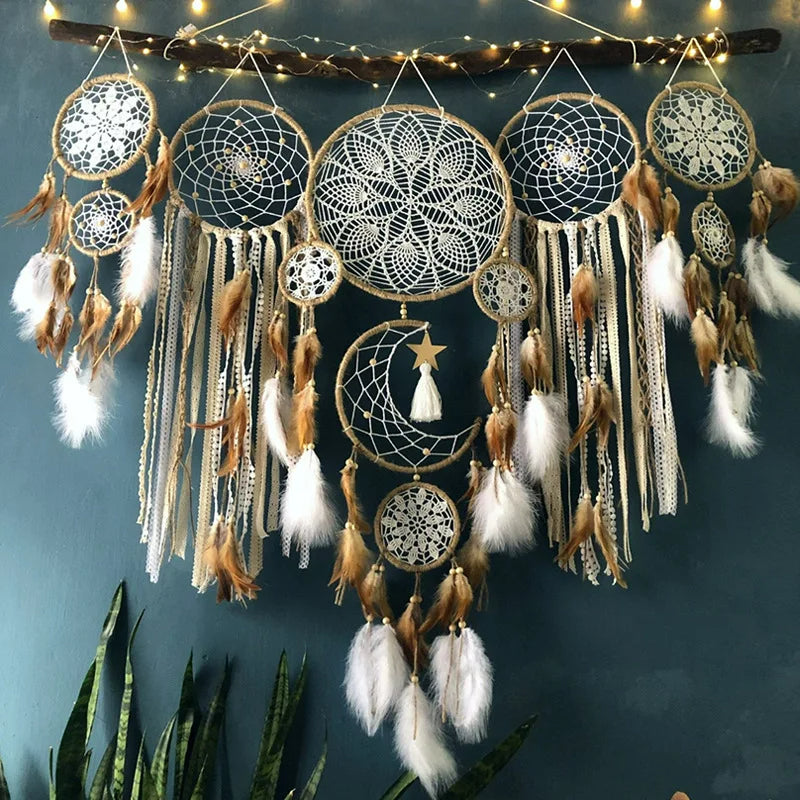 Boheemse Dromenvanger Set van 5 Stuks voor Unieke Decoratie